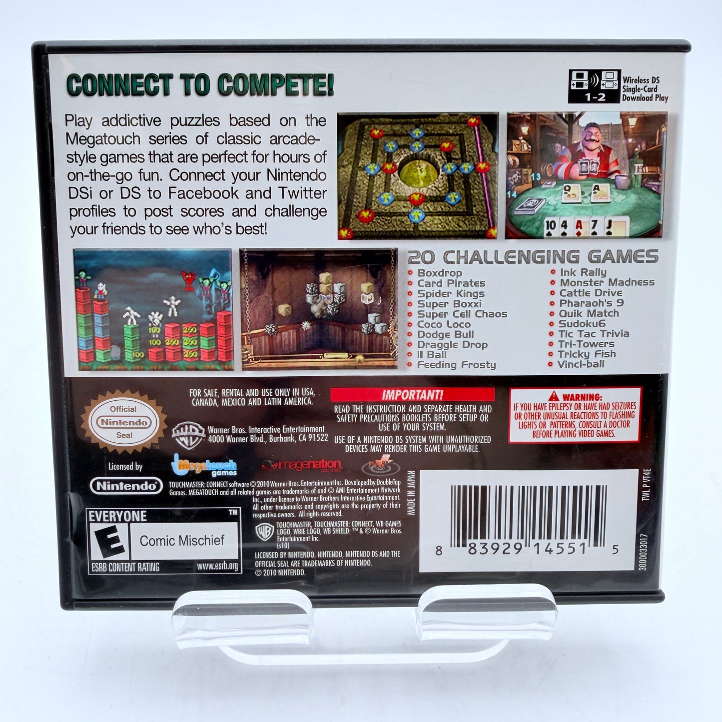 Nintendo DS TouchMaster: Connect W/ Box