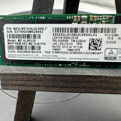 Samsung PM981 512GB NVMe SSD