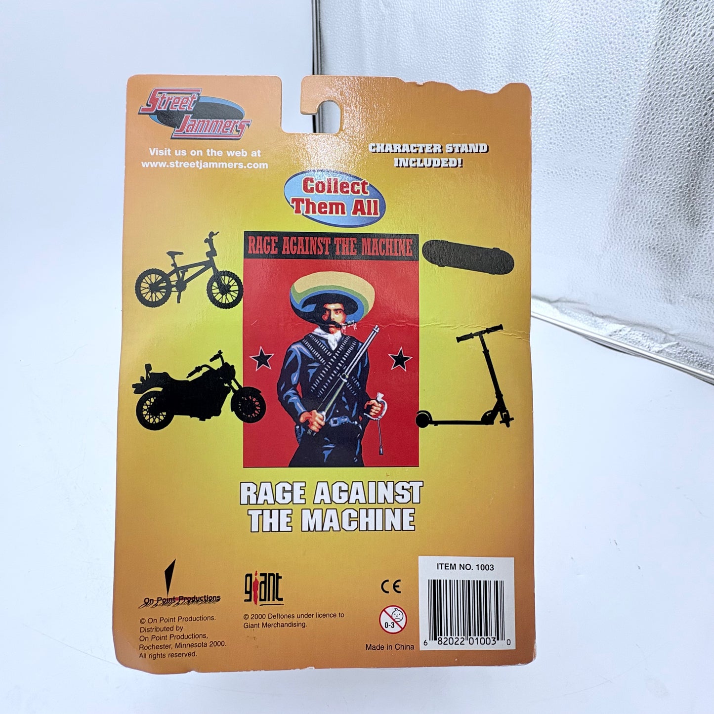 Street Jammers Rage Against the Machine Diecast Bike Collectible