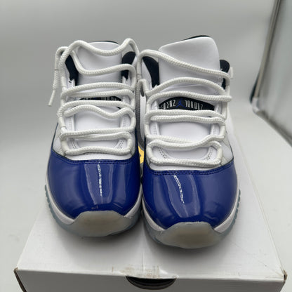 Jordan Womens Air Jordan 11 Retro Low White/Black-Concord Sneakers Size 7.5