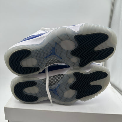 Jordan Womens Air Jordan 11 Retro Low White/Black-Concord Sneakers Size 7.5
