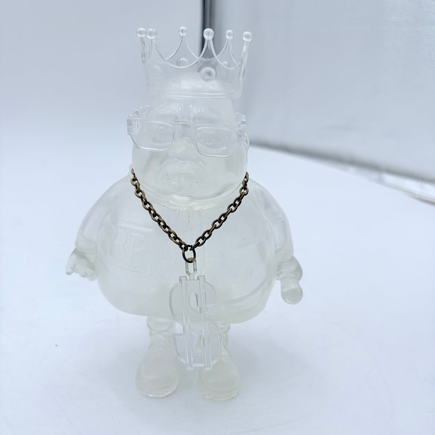Clutter Studios Big Poppa Clear "Can't You see" Ltd 100 Vinyl Figure by Ron English