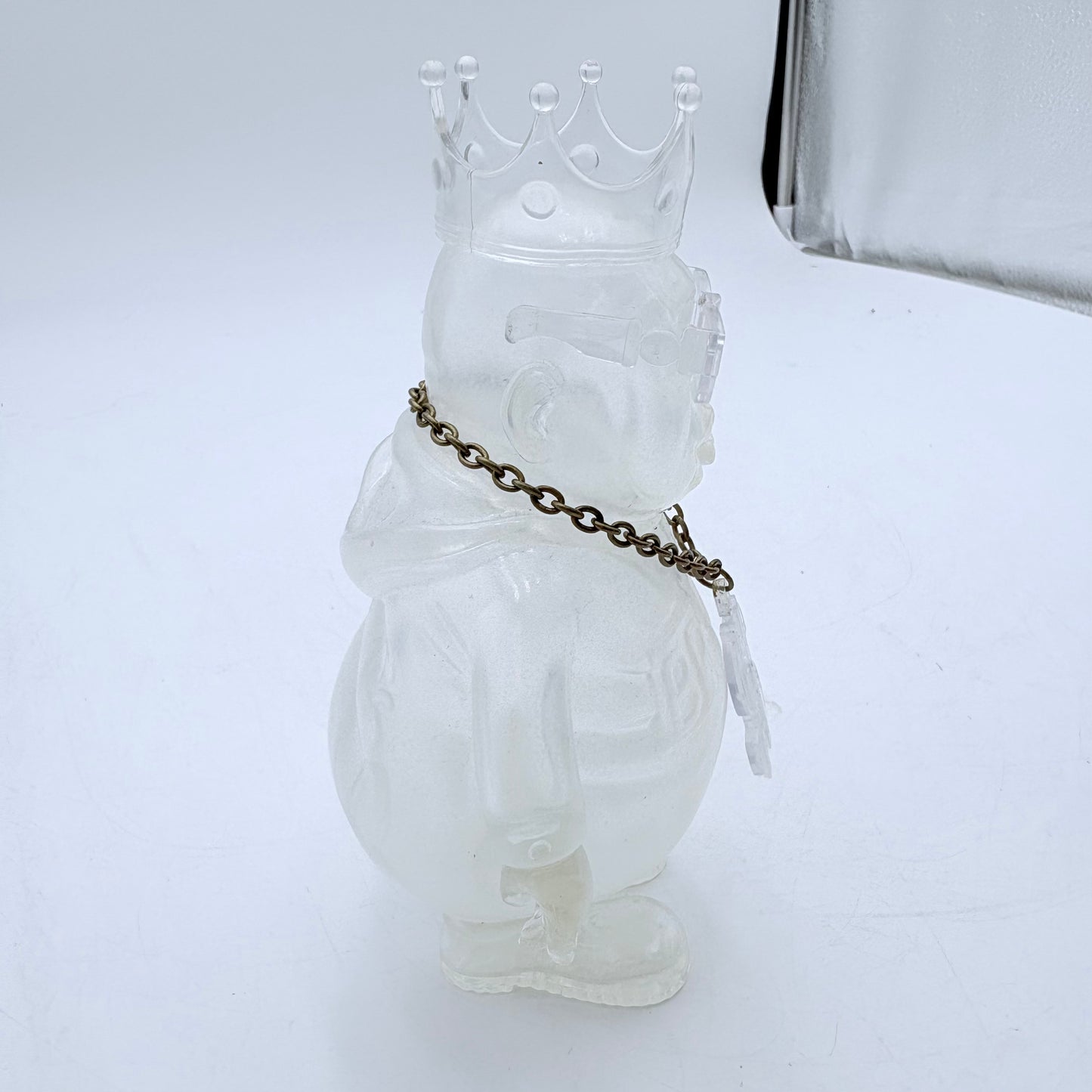 Clutter Studios Big Poppa Clear "Can't You see" Ltd 100 Vinyl Figure by Ron English