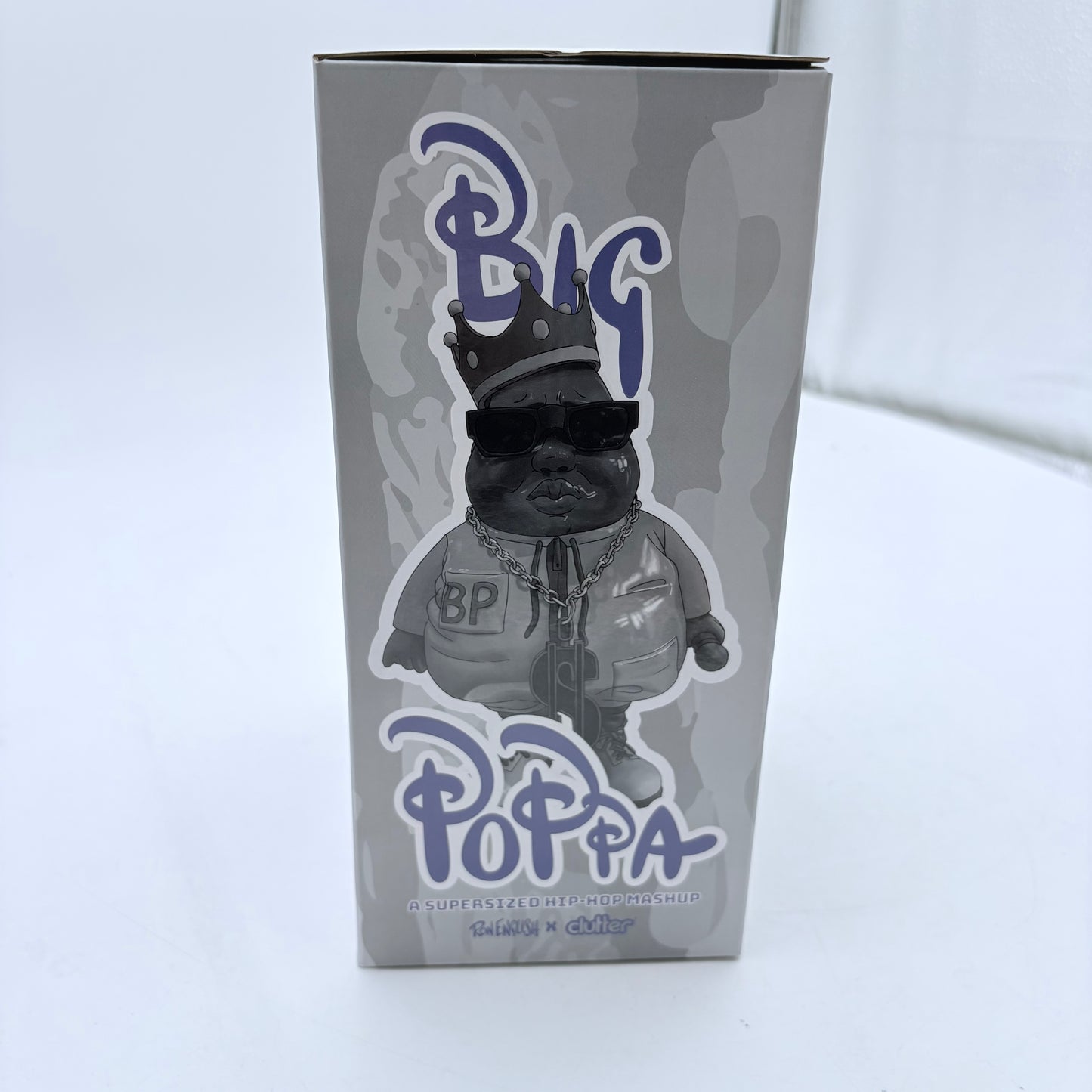 Clutter Studios Big Poppa Clear "Can't You see" Ltd 100 Vinyl Figure by Ron English