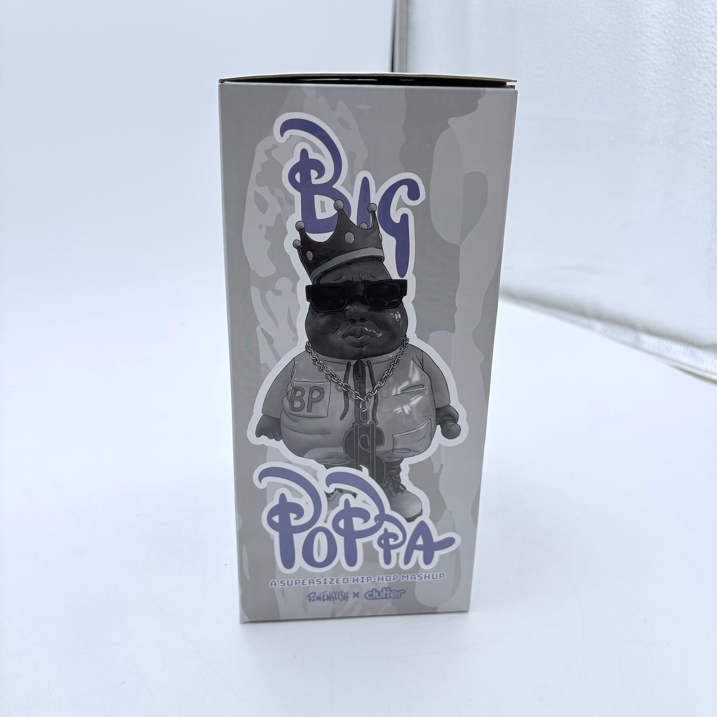 Clutter Studios Big Poppa Black Gold Ltd 100 Vinyl Figure by Ron English
