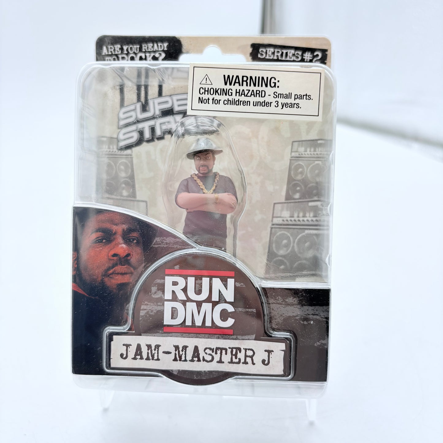 Super Stars Series 2 Jam-Master J RUN DMC Collectible Figure 2009 New In Box