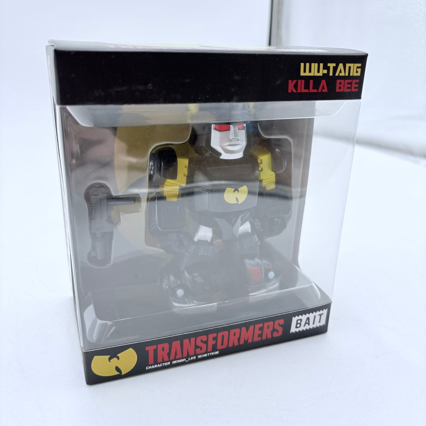 BAIT X Wu-Tang Clan Transformers Killa Bee Bumblebee Figure SDCC 2017 Black Collectible