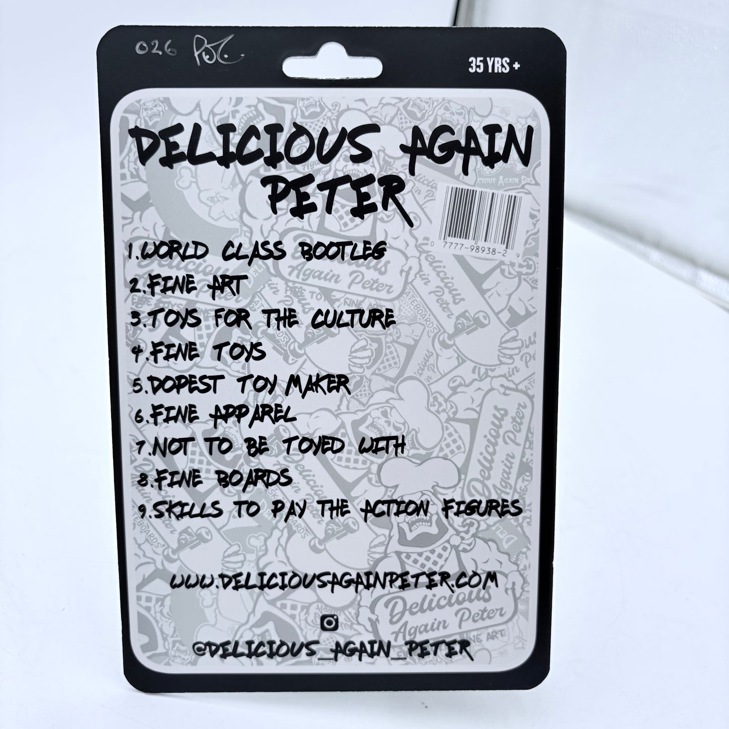 Delicious Again Peter Beastie Boys MCA Action Figure Check Your Head Handmade Resin Figure