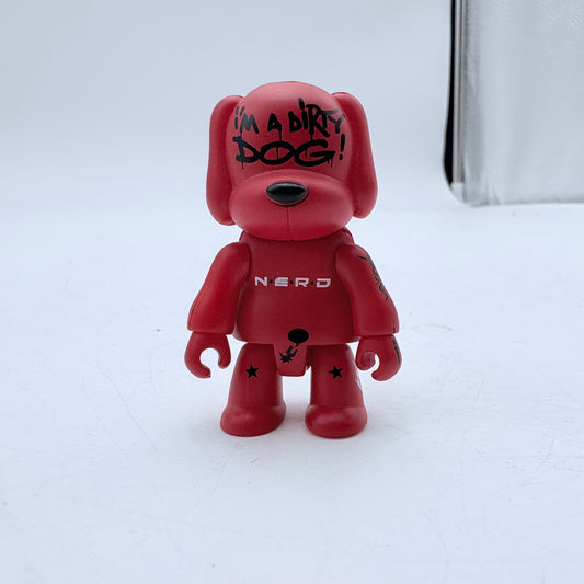 Rare 2004 Toy 2R N.E.R.D. QEE I'm a Dity Dog! Figure