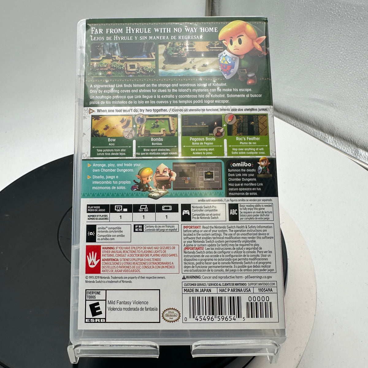 Nintendo Switch Zelda Link's Awakening CIB