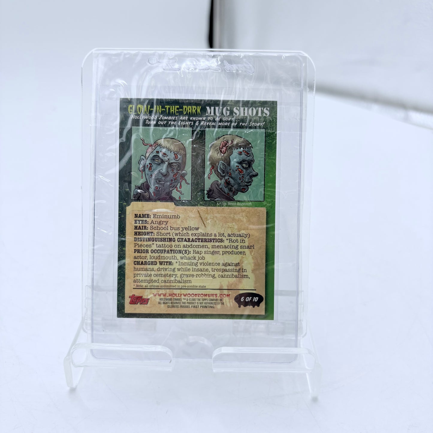 Topps Hollywood Zombies Eminumb Trading Card Rare