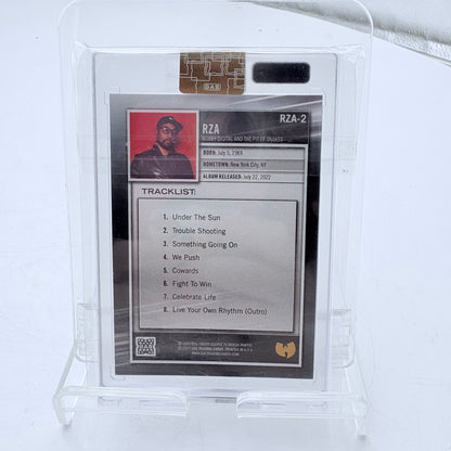 GAS 2023 Hip Hop Trading Cards RZA Set 1-4 Wu-Tang Clan 36 Rookie Card