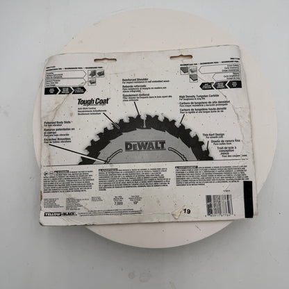 DEWALT DWA171424 7 1/4" 184mm 40T & 24T Saw Blade