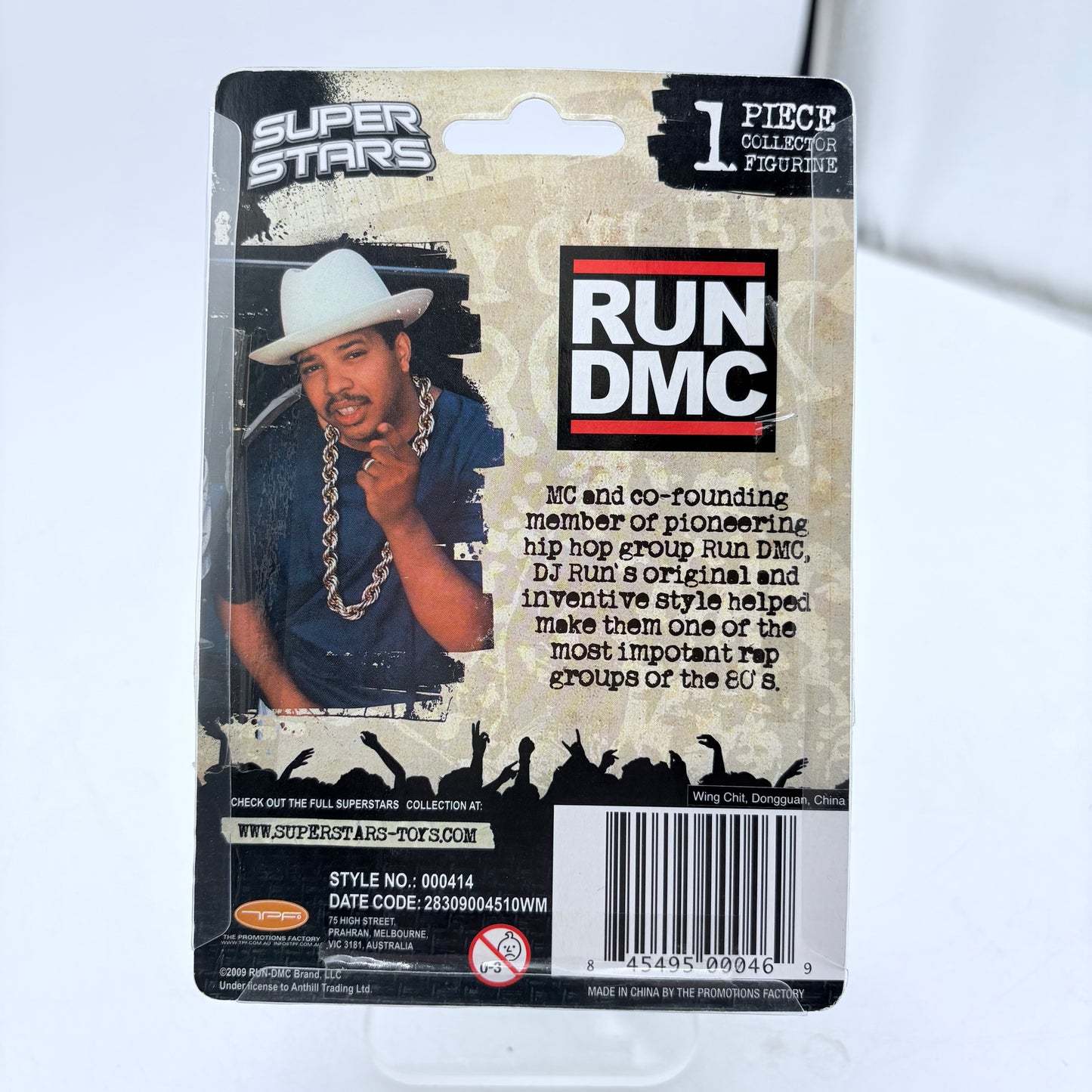 Super Stars Series 2 Run DMC Are You Ready to Rock? 2009 New In Box