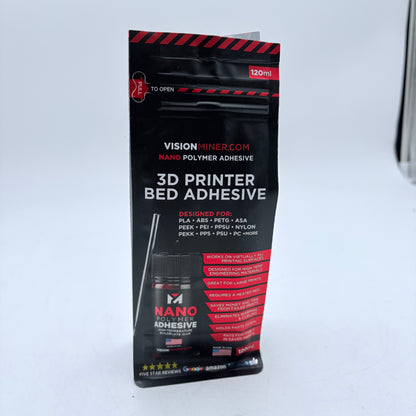Vision Miner 3D Printer Bed Adhesive 50ml New in Box