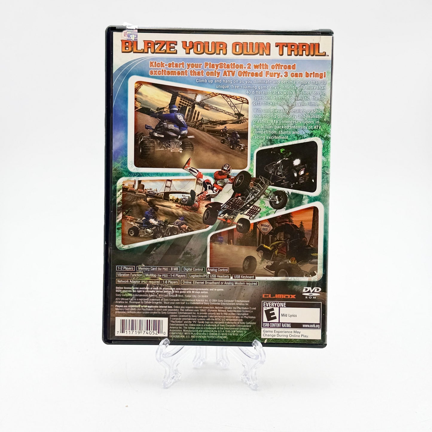 Playstation 2 ATV Offroad Fury 3 Video Game CIB