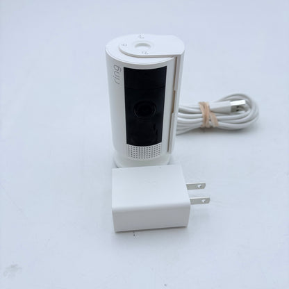 Ring Indoor Cam 5F72E9 White Home Security Camera