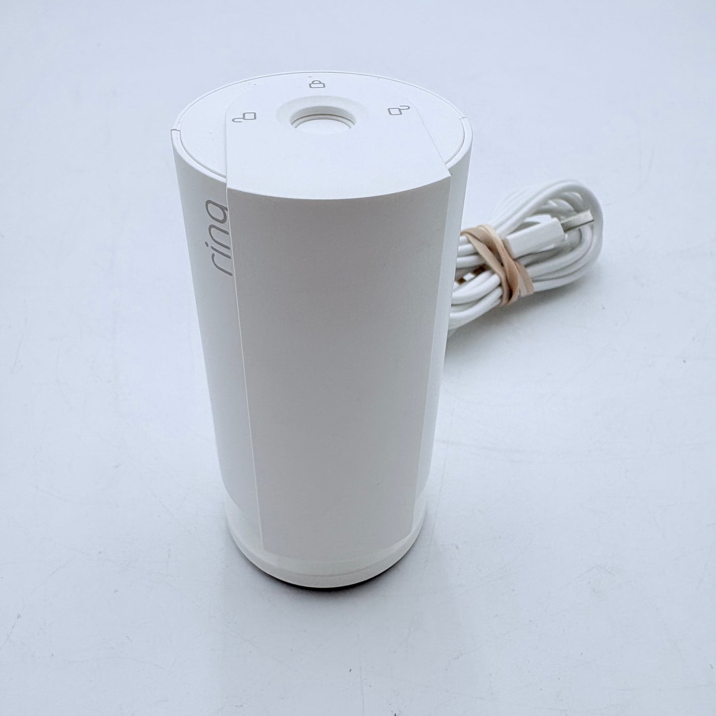 Ring Indoor Cam 5F72E9 White Home Security Camera