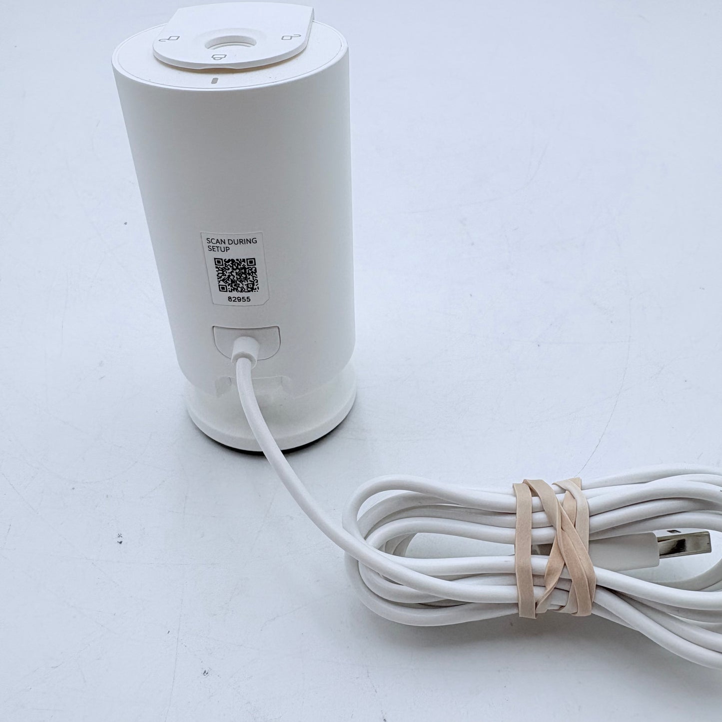 Ring Indoor Cam 5F72E9 White Home Security Camera