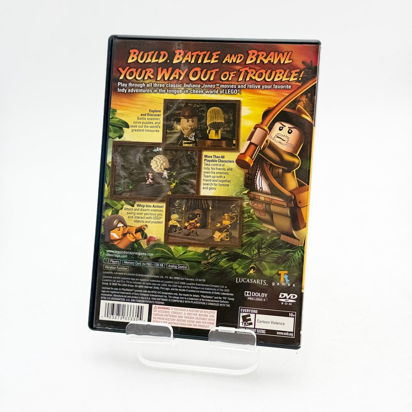 PlayStation 2 LEGO Indiana Jones The Original Adventures CIB