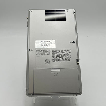 Vintage 1980's Sony Watchman UHF VHF Flat Black White TV Tested