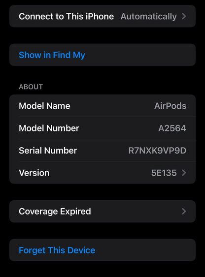 Apple AirPods 4th Gen Right Bud Only + Case White A2564