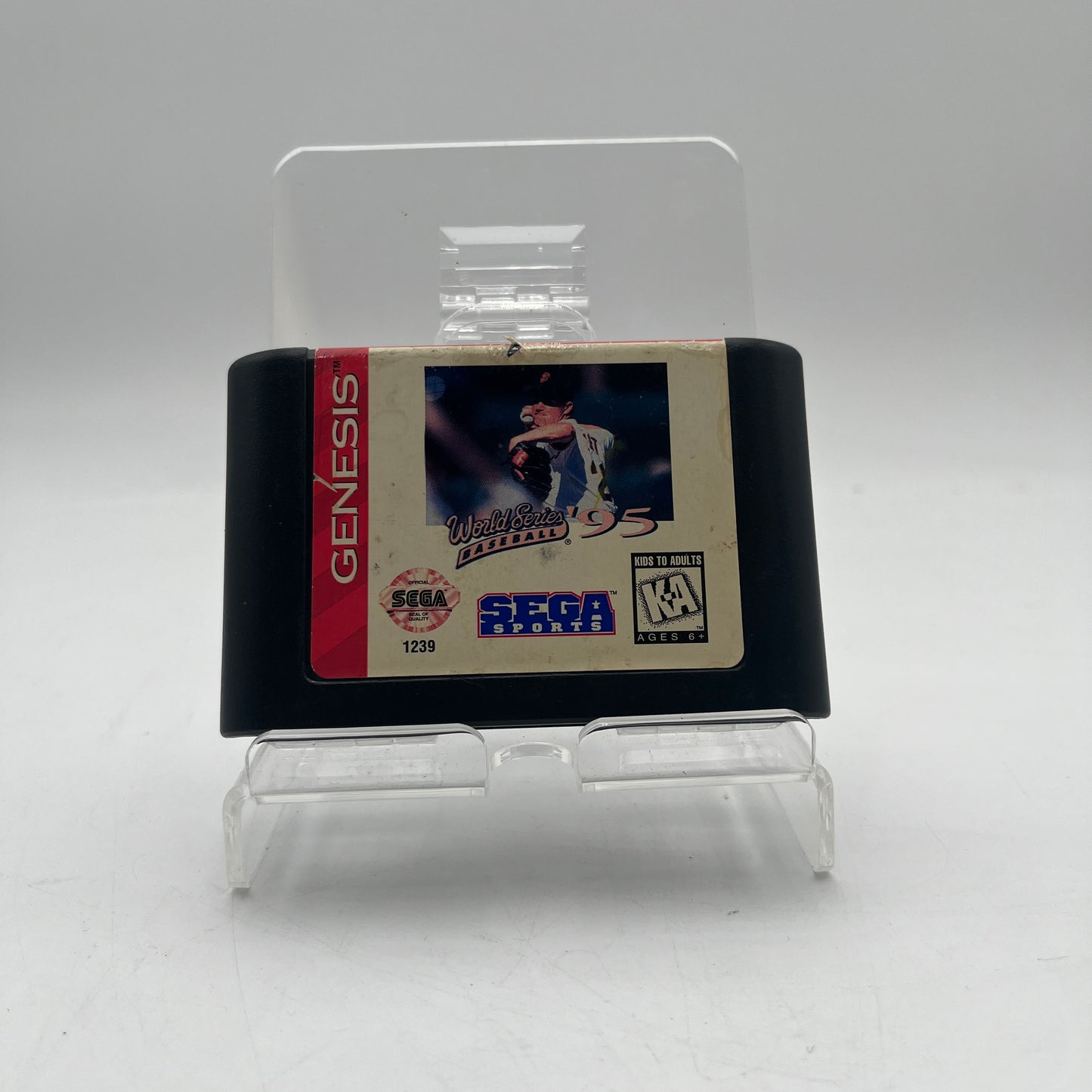 Sega Genesis World Series Baseball 95 Video Game - Used