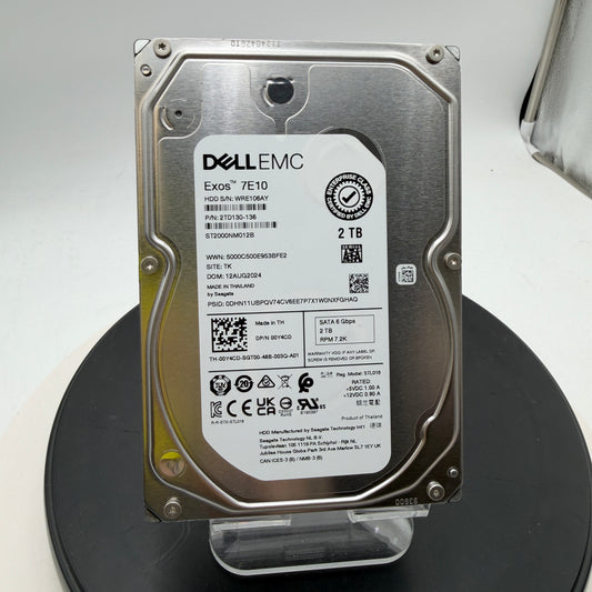 Dell EMC Exos 7E10 2TB 7.2K SATA III 3.5" Hard Drive