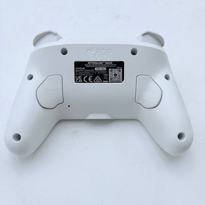 PDP Nintendo Switch Afterglow Wave Video Game Controller White