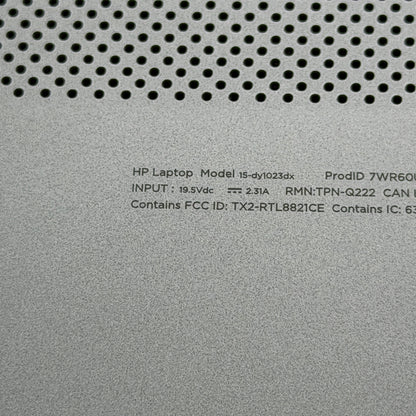 HP 15-dy1023dx Laptop Silver i5 16GB 256GB SSD