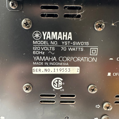 Yamaha YST-SW015 Black Speaker