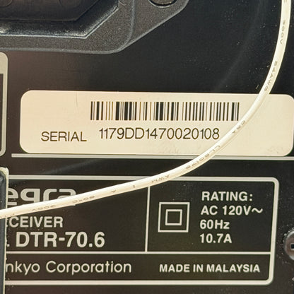 INTEGRA DTR-70.6 AV Receiver