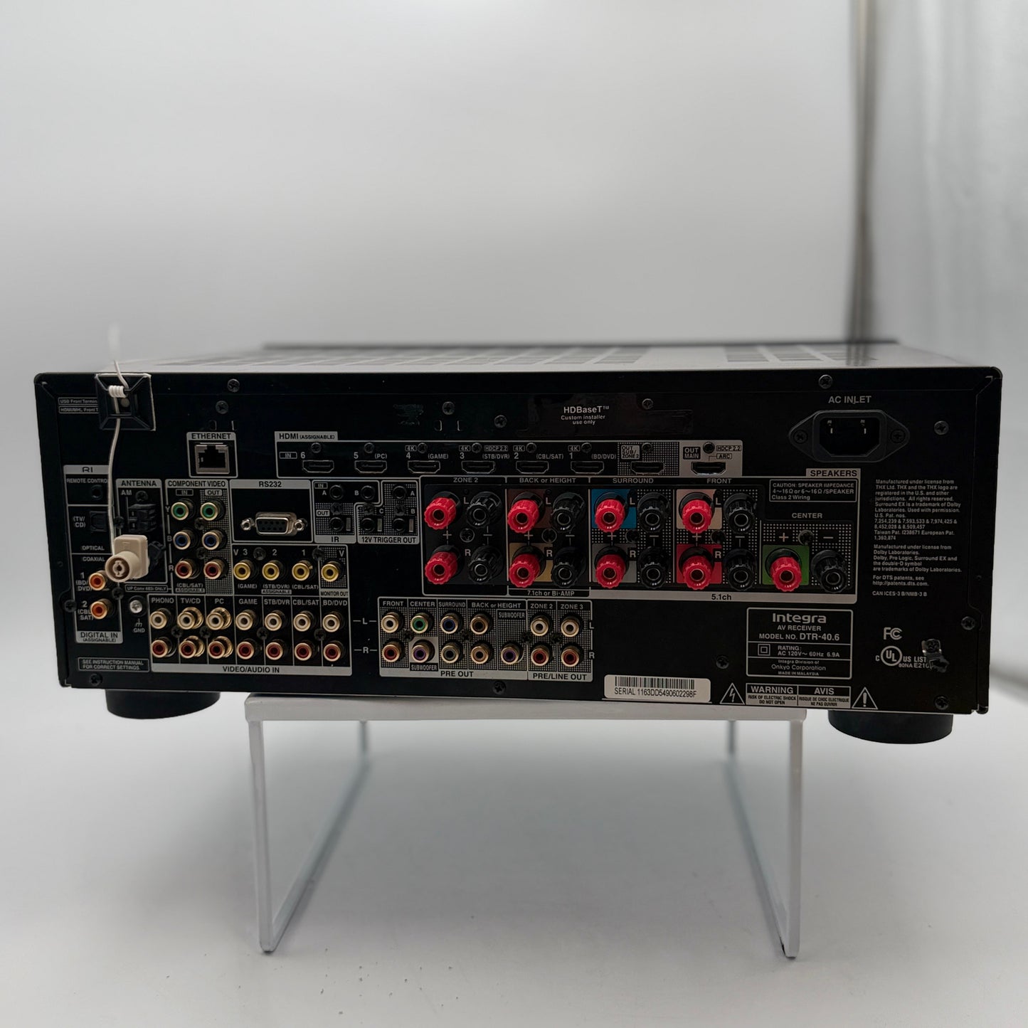 INTEGRA DTR 40.6 AV Receiver READ
