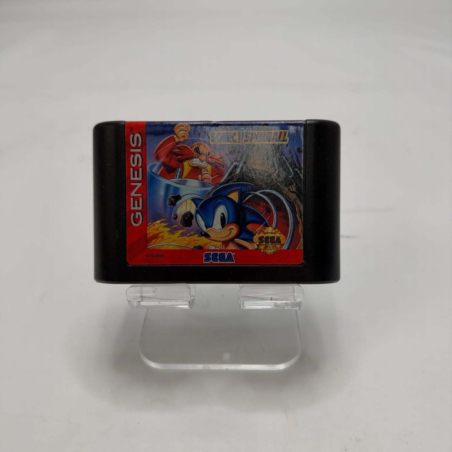 Sega Genesis Sonic Spinball Video Game
