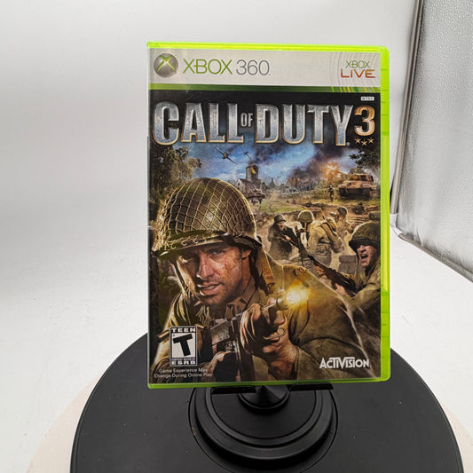 Xbox 360 Call of Duty 3 Video Game CIB