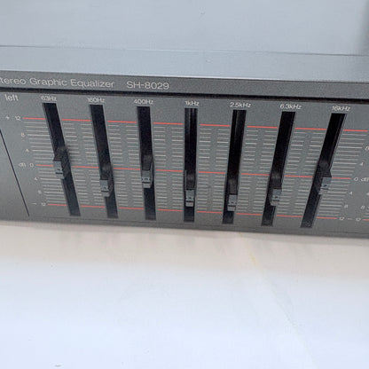 Technics SH-8029 Stereo Graphic Equalizer Spectrum Analyzer UNTESTED
