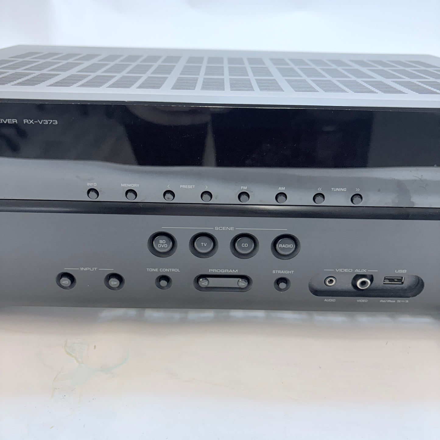 Yamaha Natural Sound AV Receiver RX-V373 Black With Remote