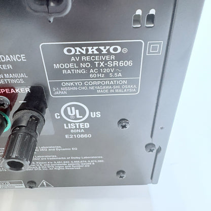Onkyo TX-SR606 7.1 Channel AV Receiver