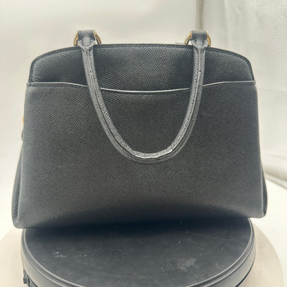 Coach Mini Lillie Carryall Crossgrain Leather Crossbody Satchel Bag 91146