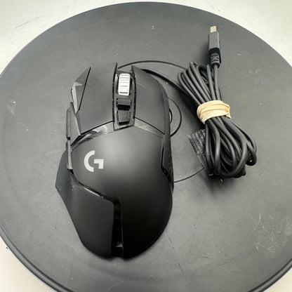 Logitech G502 HERO High Performance Wired Gaming Mouse Black 910-005469 READ