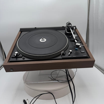 Dual 1264 Belt Driven Turntable Brown for Parts or Repair