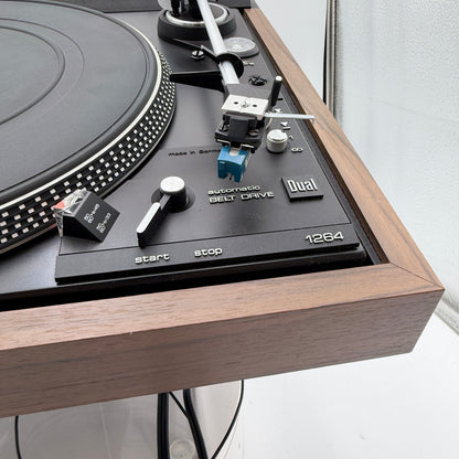Dual 1264 Belt Driven Turntable Brown for Parts or Repair