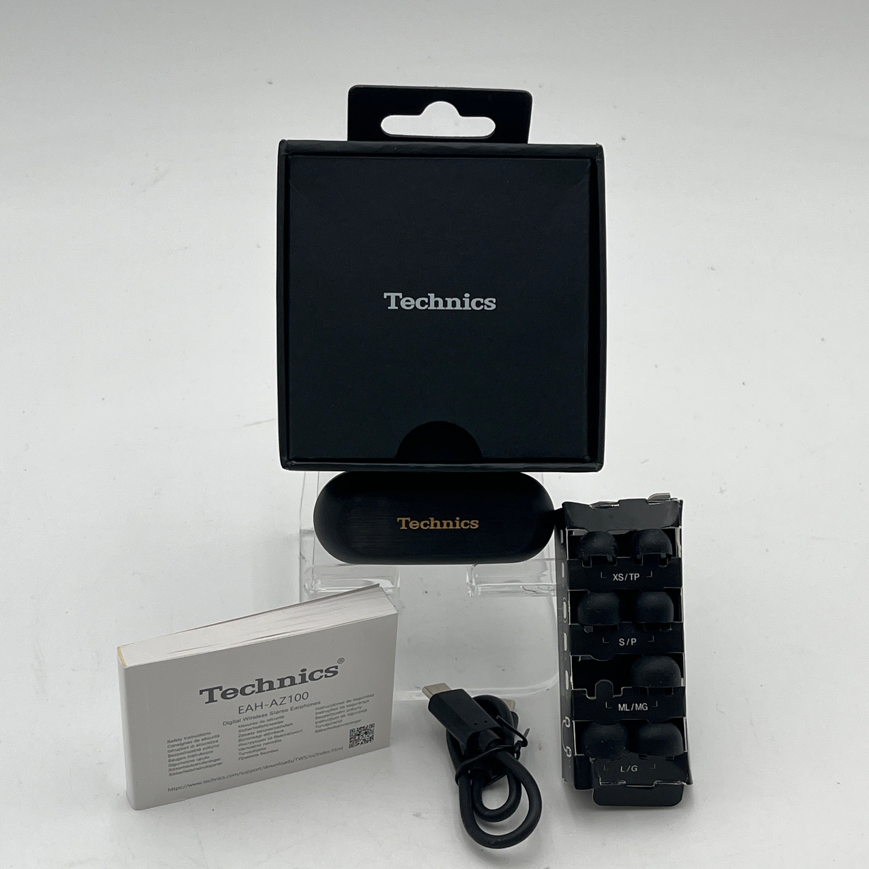 Technics EAH-AZ100-K Wireless Earphones Black Magnetic Fluid High