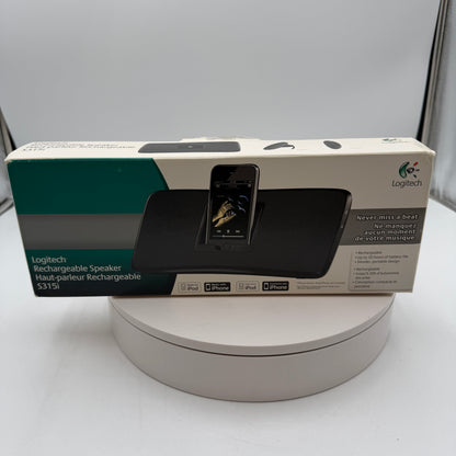 Logitech Rechargeable Speaker For iPod or iPhone S315i Black