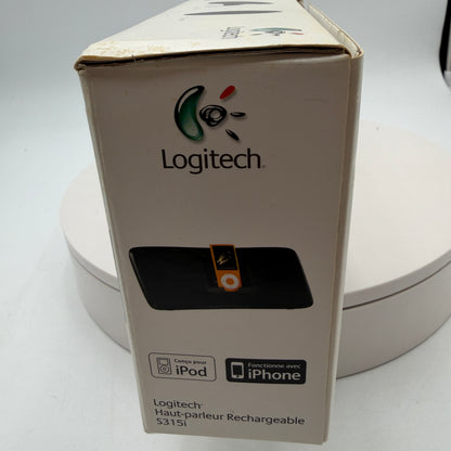 Logitech Rechargeable Speaker For iPod or iPhone S315i Black