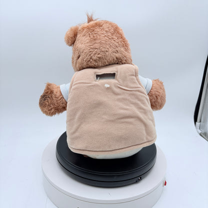 WOW Baby Teddy Ruxpin 1987 Rare Brown Talking Interactive Plush Lot Tested