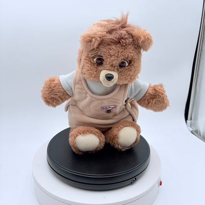 WOW Baby Teddy Ruxpin 1987 Rare Brown Talking Interactive Plush Lot Tested