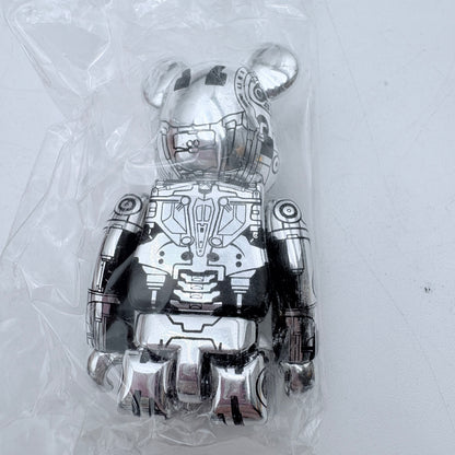 Medicom Bearbrick Series 43 Terminator 2 Judgement Day 100% Sealed Silver Collectible Figure
