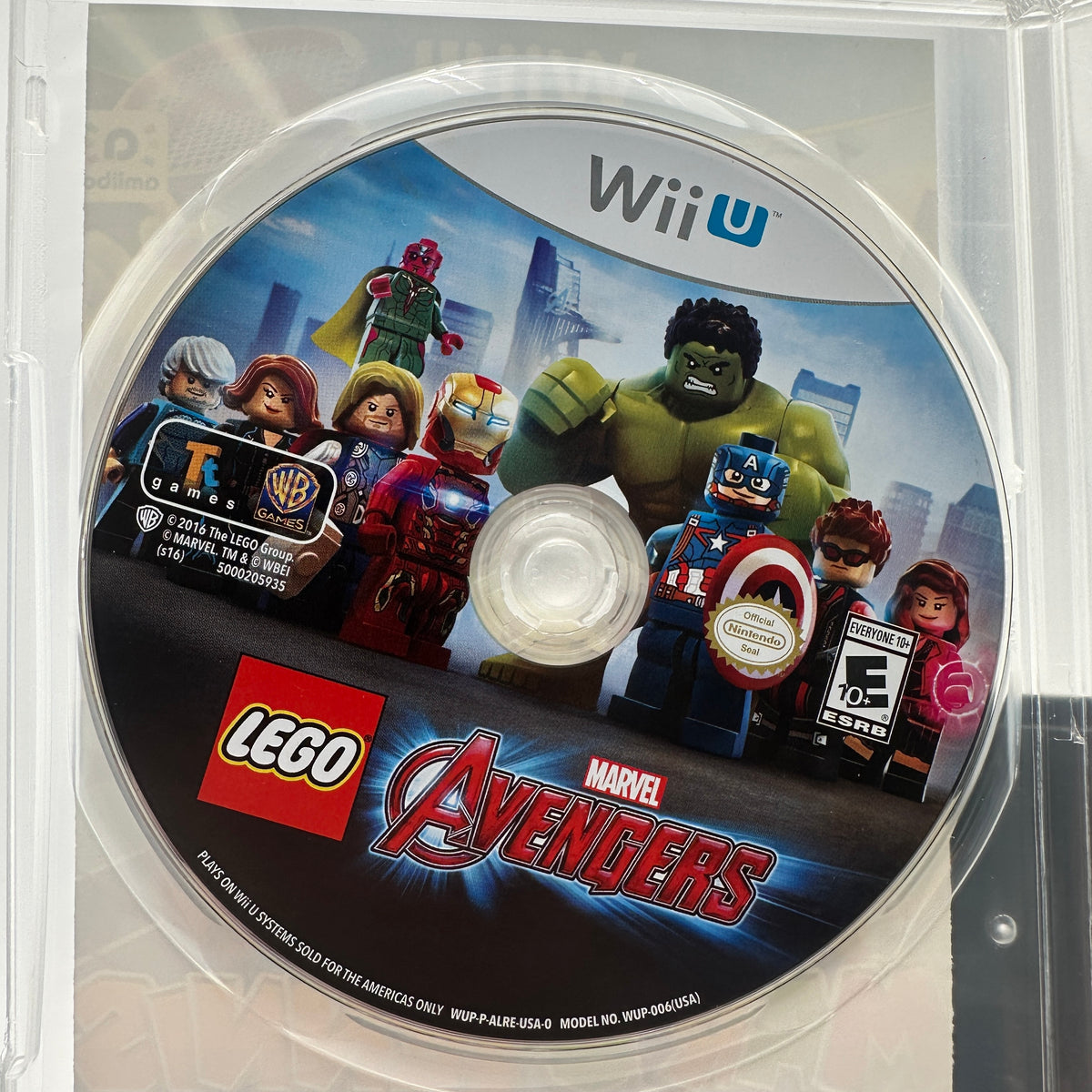 Wii U LEGO Marvel's Avengers Used Game Disc Only