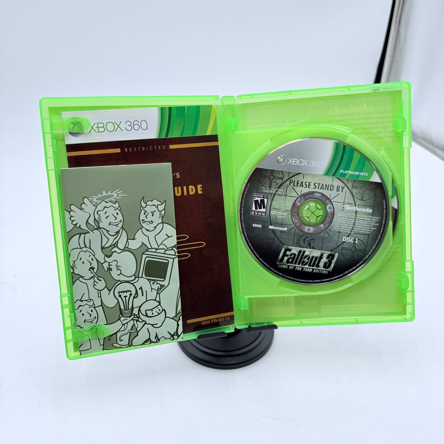 Fallout 3 Xbox 360 Video Game Complete with Box & Fold Out Poster